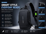 Anti-Theft Sling Bag With A USB Charging Cable